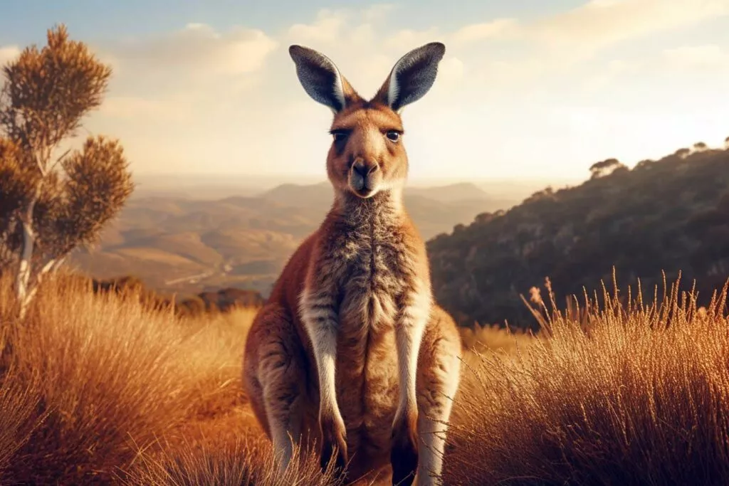 Animal qui commence par la lettre K : Le Kangourou